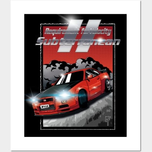 Car Drift Posters and Art